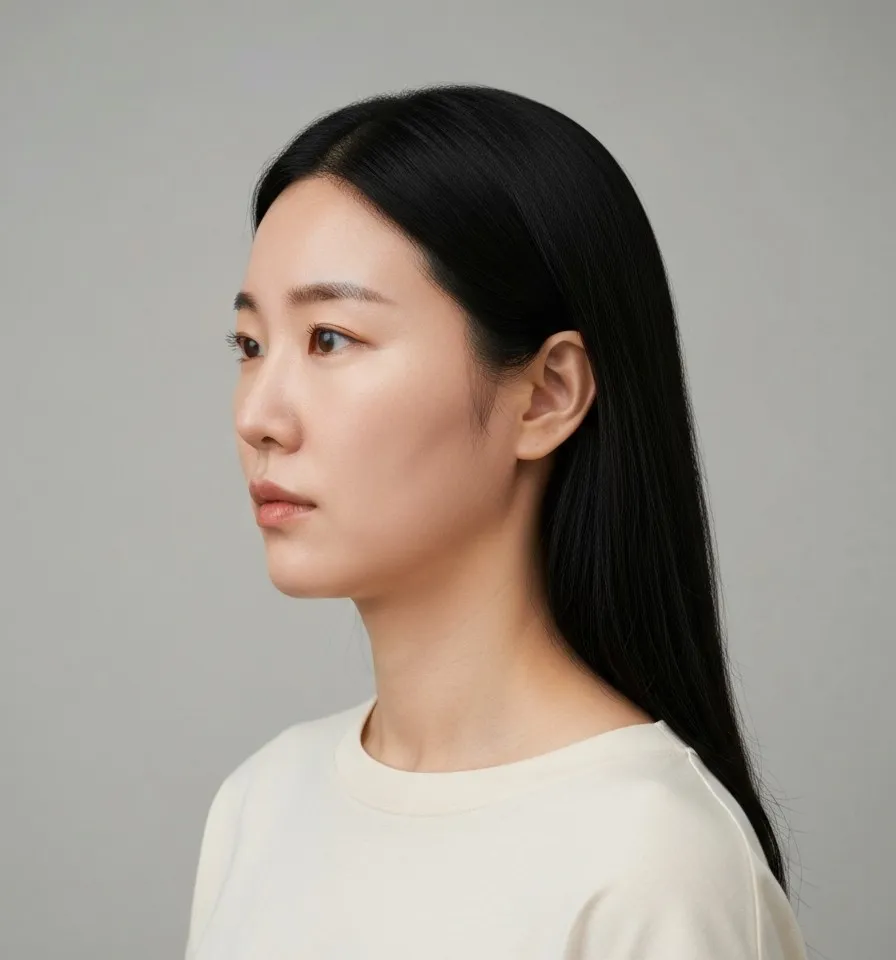 강남 피부과 울쎄라 속 근막 리프팅 처짐 개선 전