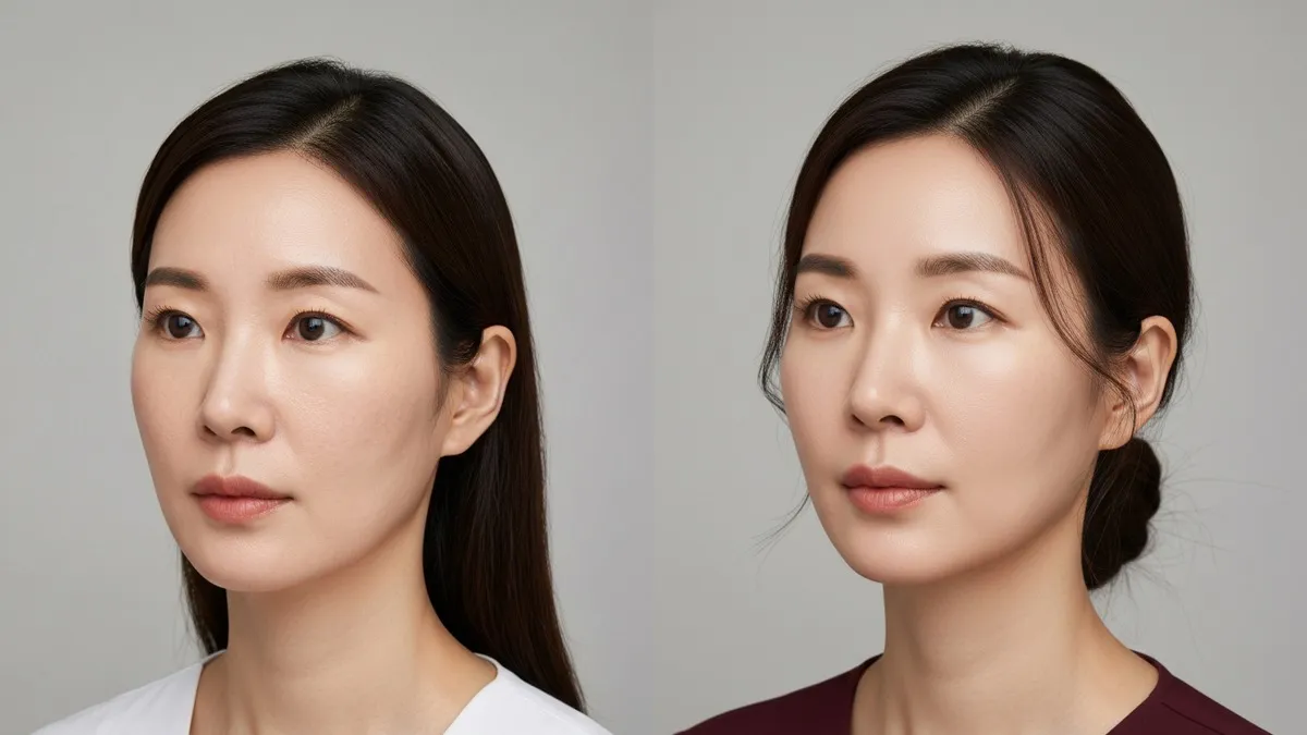 쥬베룩 스킨 볼륨 차이 — 시술 전후 피부결·볼륨 변화