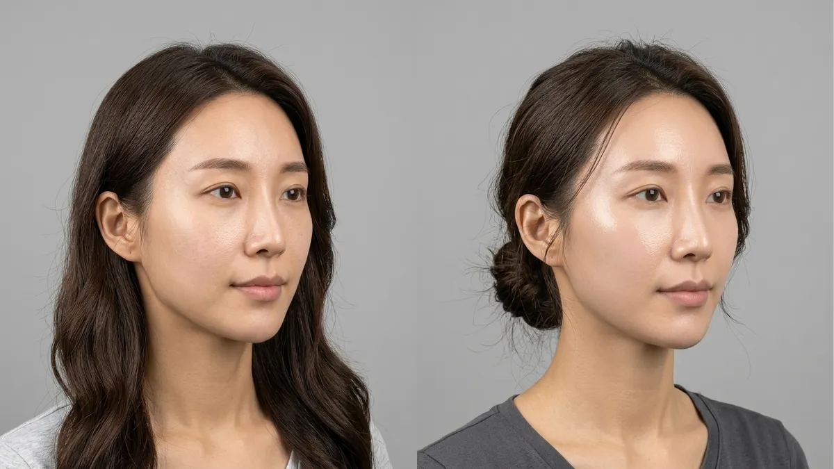 강남 피부과 리쥬란 시술 주기 시술 전후 비교 사진