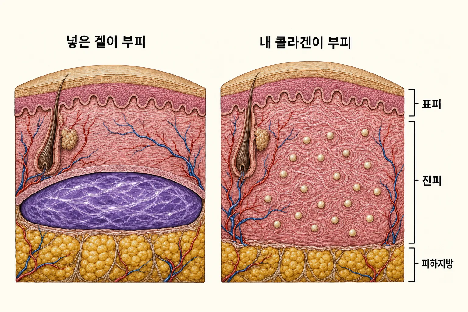 콜라겐부스터와 필러 차이 — 채울까, 만들까