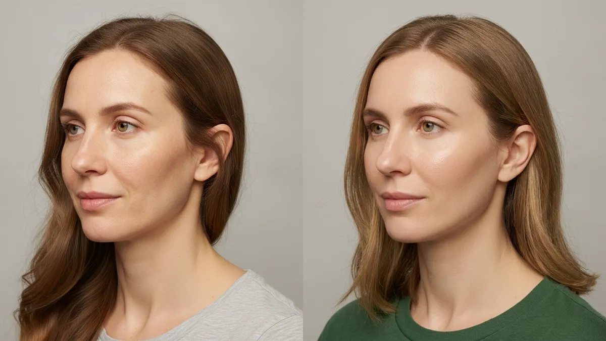 Thermage FLX firmness before and after treatment