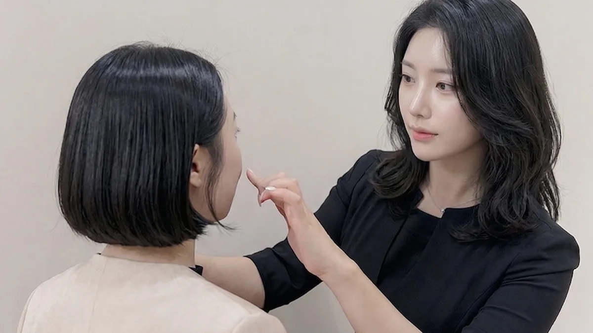 韓国のインモード 二重あごのカウンセリング